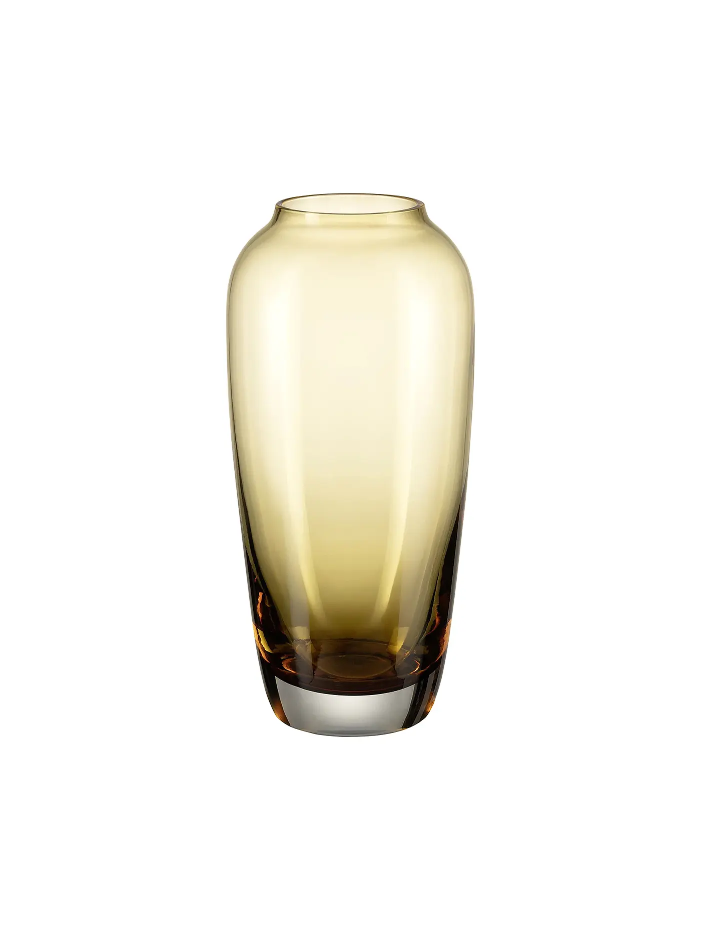BLOMUS | Glas Vase LETA Large 17cm Coffee | camel